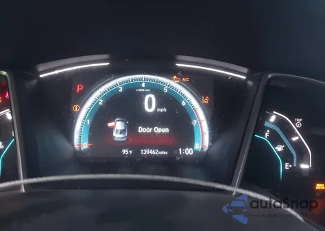 2019 Honda Civic Ex-L z USA, uszkodzony, nr VIN 19XFC1F73KE005957